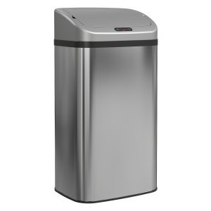 Prullenbak - Sensor - 48 liter - Automatische sluitfunctie - Roestvrij staal