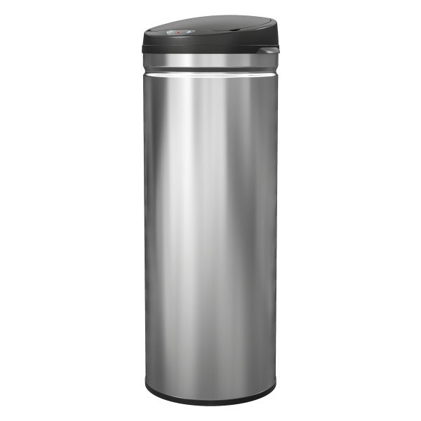 Prullenbak - 50 liter - RVS - Zilverkleurig