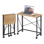 Bureau-oplslag - Ruimtebesparend - Opklapbaar - Eiken