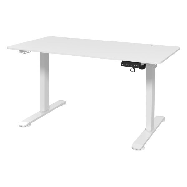 Bureau - Staandbureau -  Sta-Bureau- Elektrisch  Verstelbaar – Ruim - Wit
