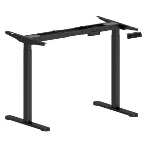 Elektrisch verstelbaar bureauframe - Ergonomisch - Stijlvol - Staal - Zwart