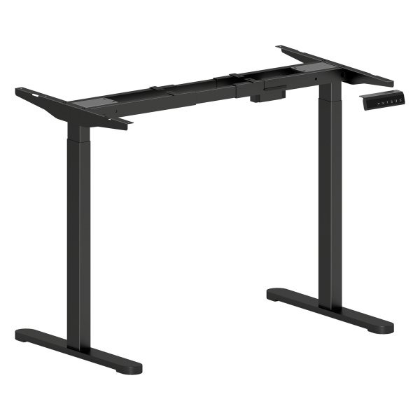 Elektrisch verstelbaar bureauframe - Ergonomisch - Stijlvol - Staal - Zwart