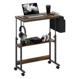 Sta-bureau - Verstelbaar & kantelbaar - Bruin