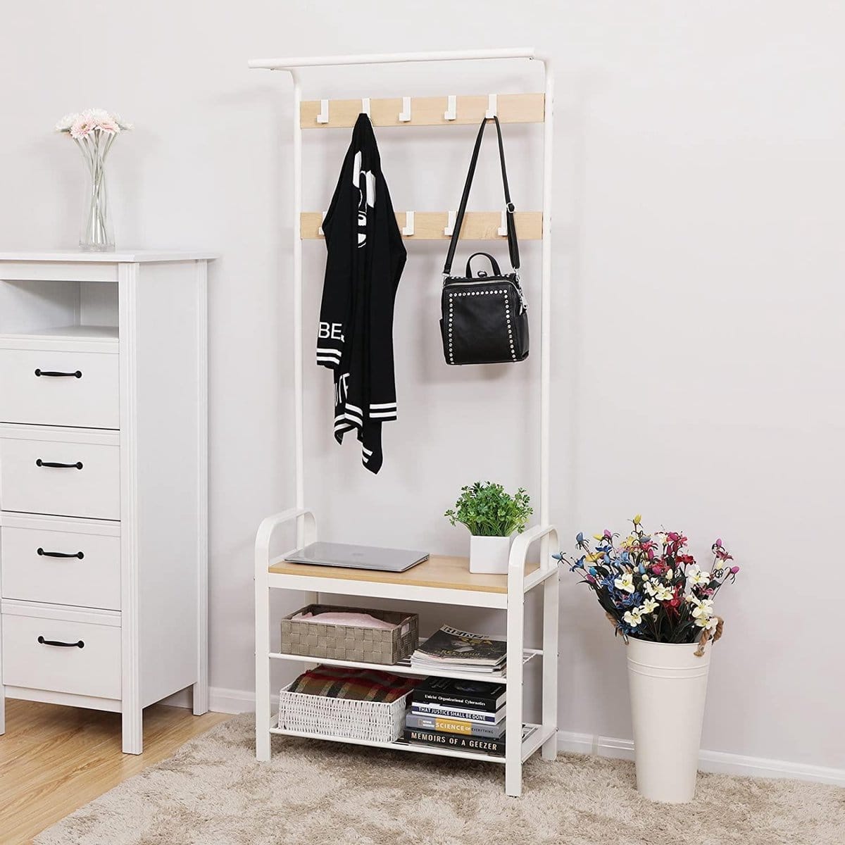 VASAGLE dressoir , keukenkastje met schuifdeur en verstelbare