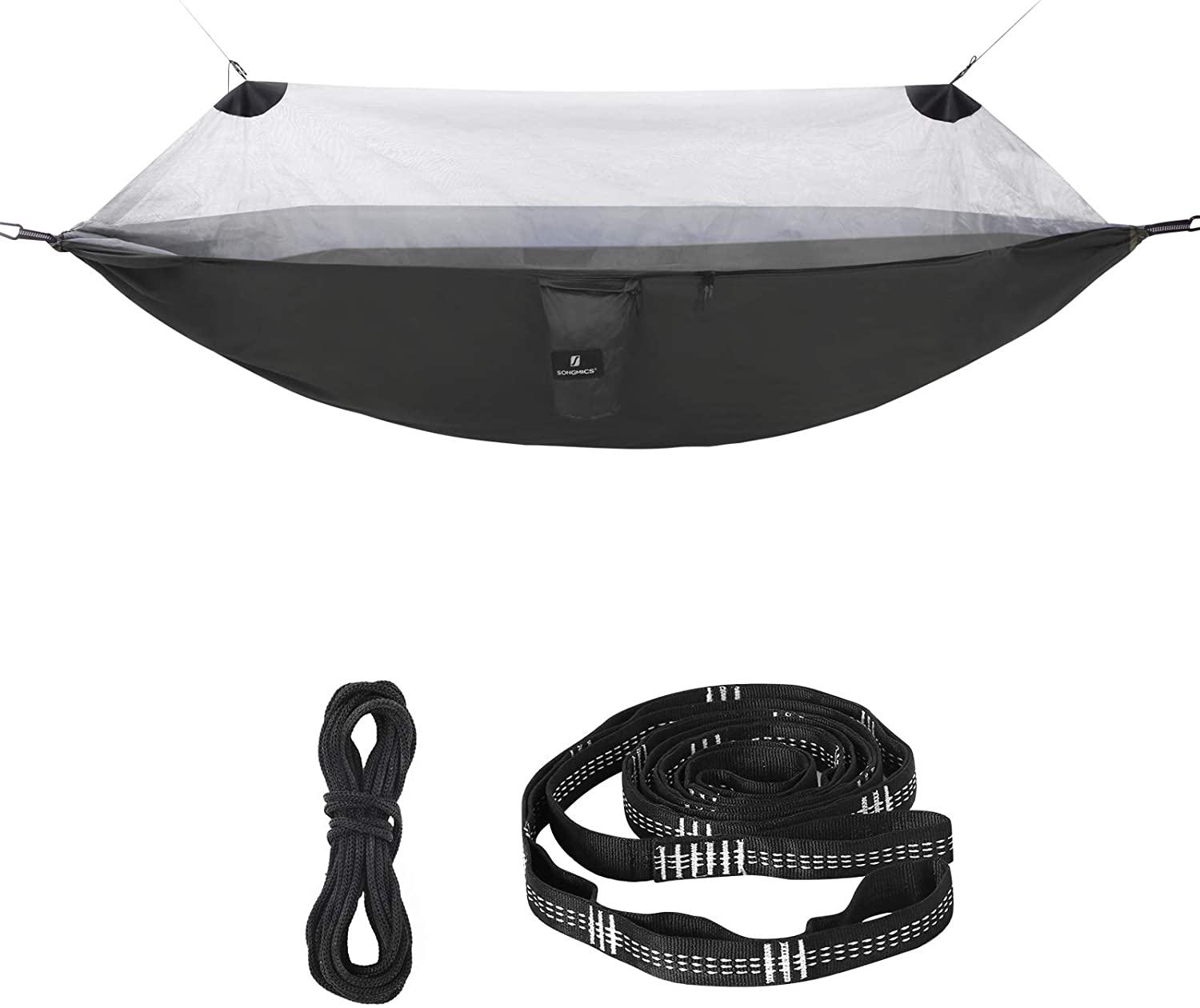 Ultralichte Hangmat Voor 2 Personen, Van Ripstop-Nylon, Belastbaar Tot