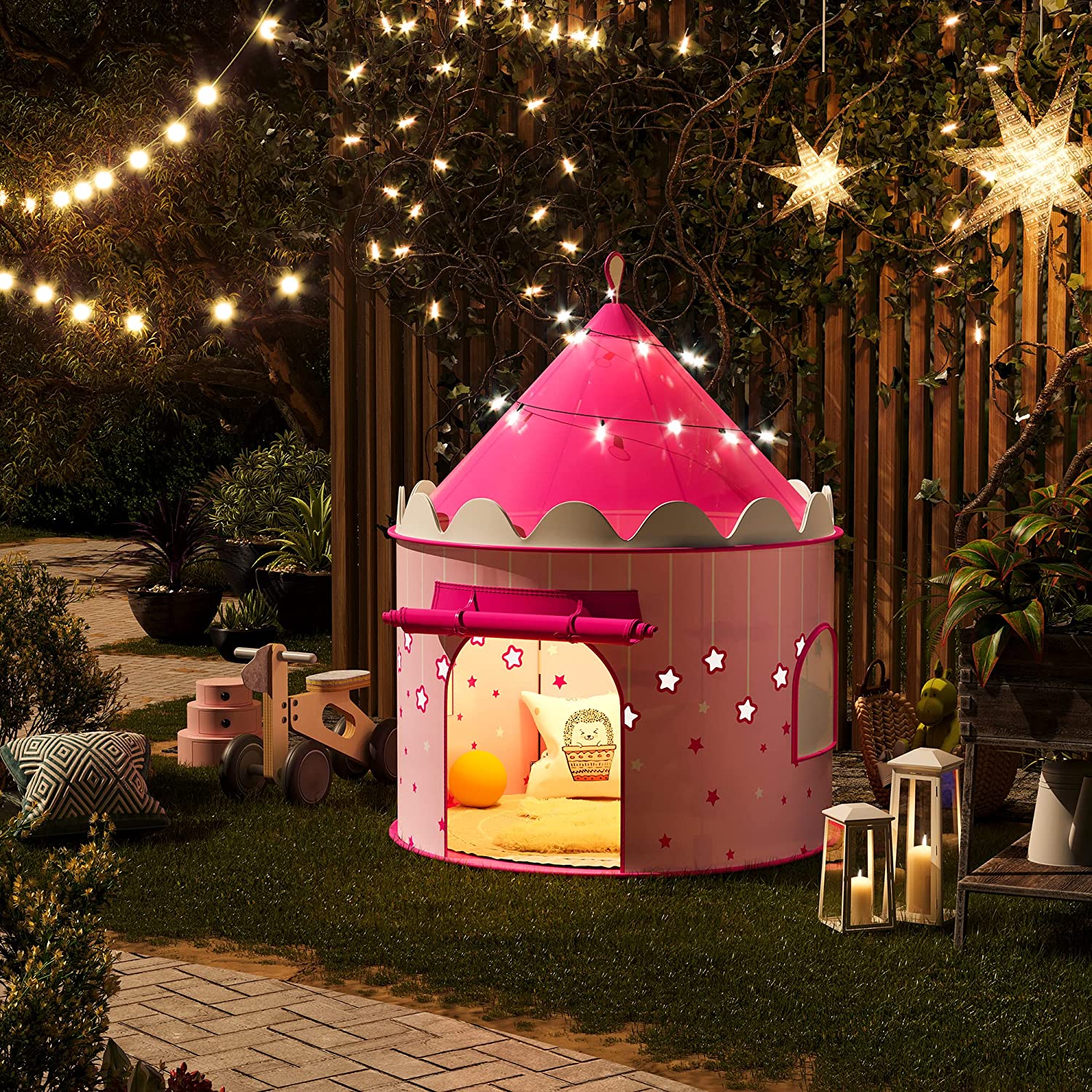 Carpa Infantil Pop Up Barney pulgadas Para Niños Edades 2 img #3