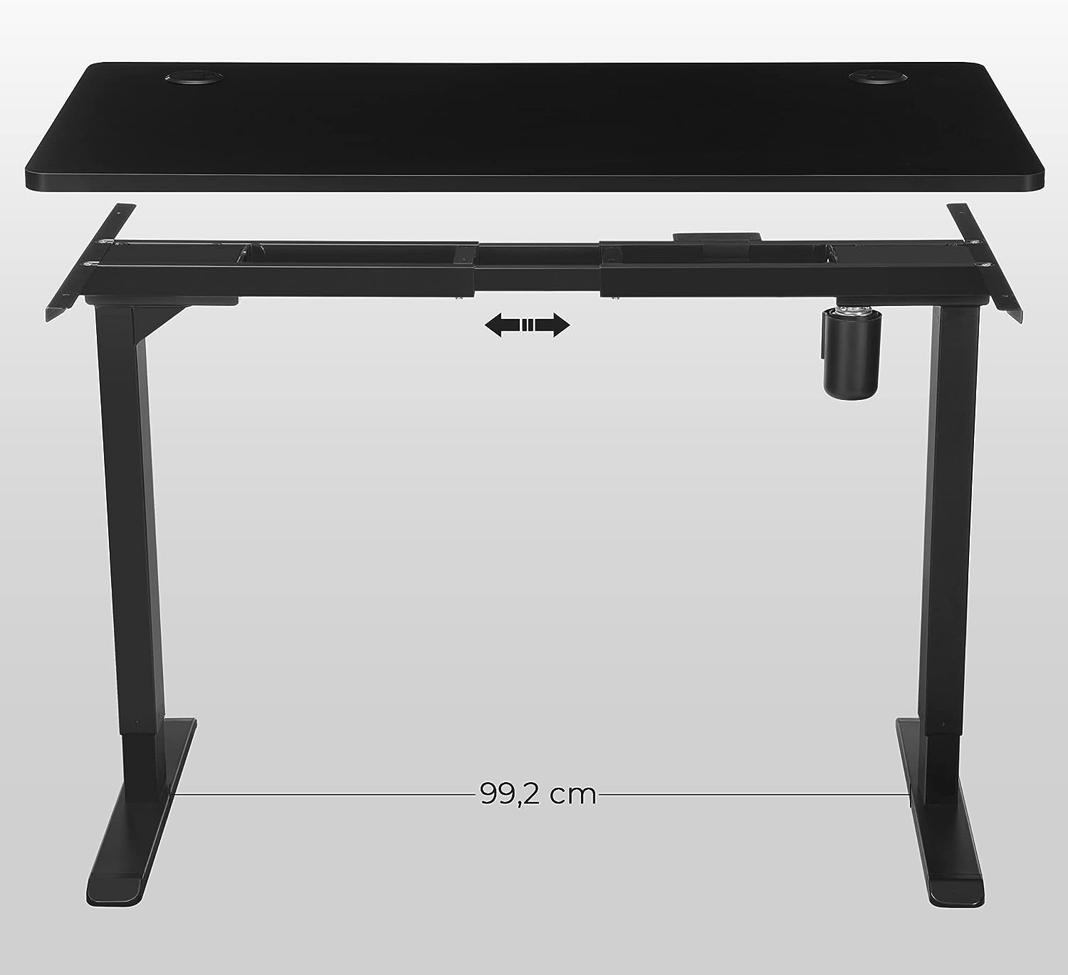 Bureaublad zit/sta bureau Homeworx - wit - 120x70 cm | Leen Bakker Bureaublad zit/sta bureau Homeworx - wit - 120x70 cm | Leen Bakker