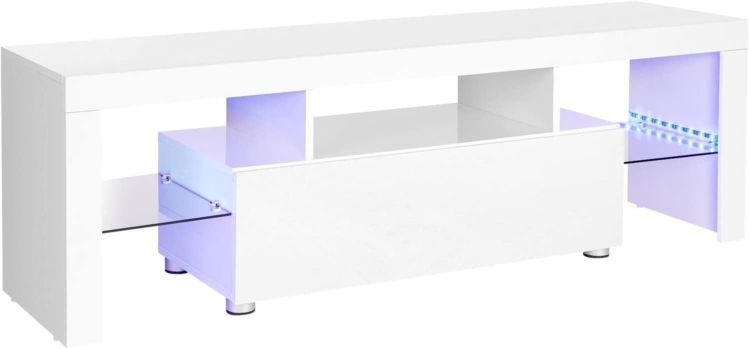VASAGLE LTV46B50 Tv-meubel, lage kast voor tv's tot 60 inch
