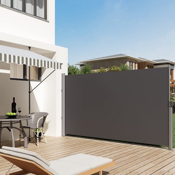 Windscherm zijmarkies voor balkon terras of tuin 160x300 ZAZA Home