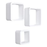Wandplank Kubusplank 3er Set Kubusplanken Boekenkast Hangplank