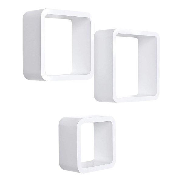 Wandplank Kubusplank 3er Set Kubusplanken Boekenkast Hangplank