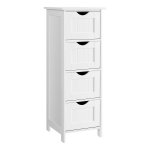 Badkamerkast wit 4 laden ZAZA Home