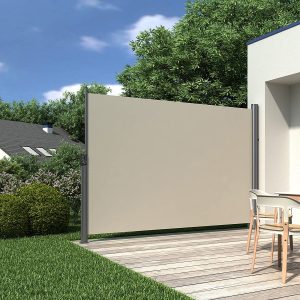 Windscherm zijmarkies voor balkon terras of tuin 200x300 beige ZAZA Home
