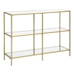 Opbergrek - ZAZA Home - Gehard glas - Goudkleurig