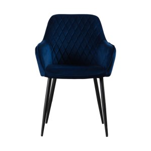 Eetkamerstoel - Beverly - Velvet - Blauw
