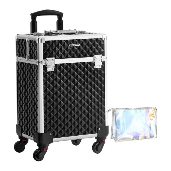 Visagiekoffer - Luxe merk - Professionele trolley - Ruim - Zwart