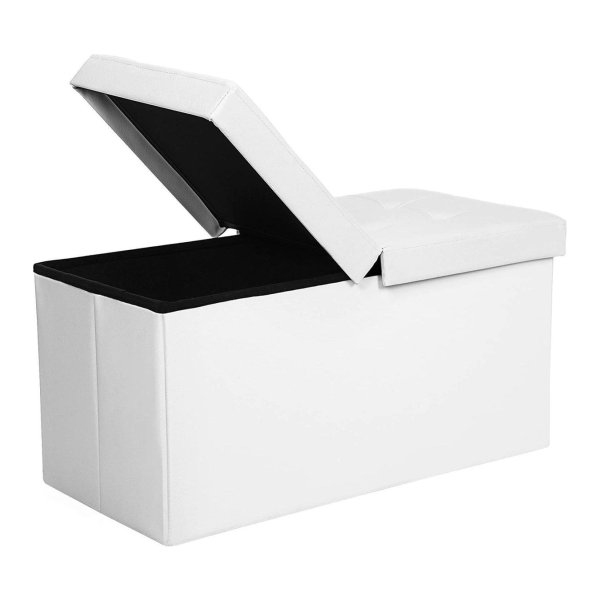 Zitbank - Opklapbaar - 80 liter - wit