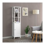 Kolomkast - - Vrijstaand - Opbergkast - Wit