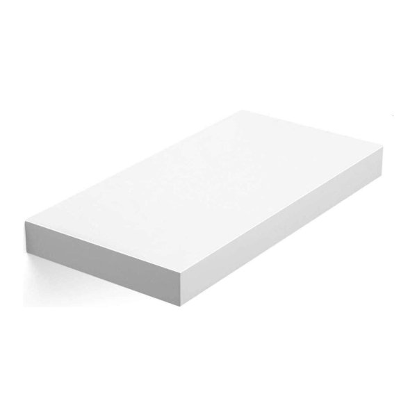 Boekenrek - Stijlvolle wandplank - Zwevend effect - Zwart