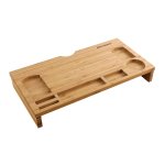 Monitorverhoger - Luxe design - Draagkracht tot 15kg - Zwart
