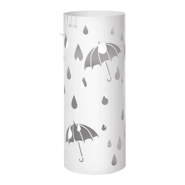 Paraplustandaard - ZAZA Home - Regenmotief - Druppelvanger - zwart