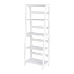 Boekenrek - ZAZA Home - Ladderkast - Multifunctioneel - wit