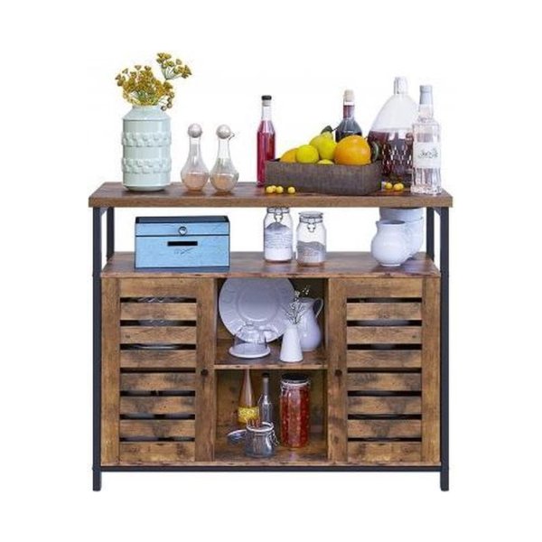 Dressoir - ZAZA Home - Open planken - Vintage - Donkerbruin
