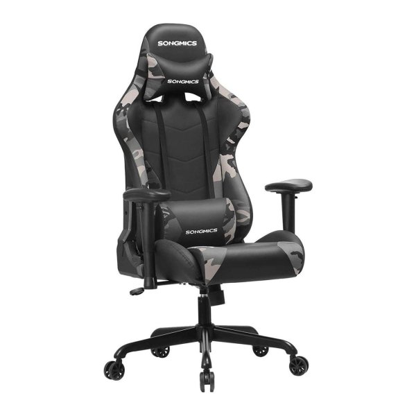 Racestoel - Gaming Chairz - Ergonomisch - Camouflagegroen