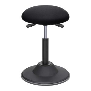 ZAZA Home Marfa Kruk - Bureaukruk - Hoogte Verstelbaar - Ergonomisch - Draaibaar - Anti-Slip - Zwart
