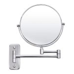 Vergrotend - BeautyStar - Cosmetische spiegel - Dubbelzijdig - Zilver
