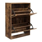Schoenenkast - Vintage Life - Ruimtebesparend - Verstelbaar - Donkerbruin