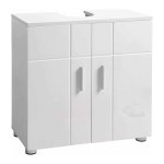 Badkamermeubel - RelaxZen - Dubbele deur - Verstelbare planken - Wit