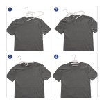 Kledinghangers - Ruimtebesparend - Anti-slip - Wit