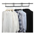 Hangerhouders - PremiumKwaliteit - Ruimtebesparend - Grijs