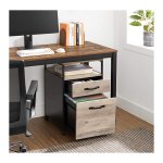 Ladekast - TrendyLiving - Op wielen - Open plank - Grijs/Zwart