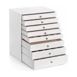 Sieradendoosje – LuxeDesign - Veel opbergruimte – Wit