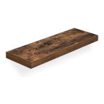 Muurplank - Zwevende plank - Rustieke bruin