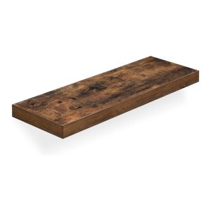 Muurplank - Zwevende plank - Rustieke bruin