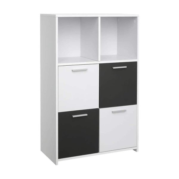 Moderne boekenkast - Stijlvol design - Ruime opbergmogelijkheden - Wit