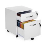Archiefkast - ModernOffice - Verrijdbaar en Vergrendelbaar - Wit
