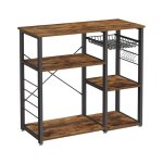 Keukenplank – Rustic Home - Stabiel & Ruimtebesparend - Bruinzwart