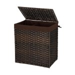 Wasmand - Rotan Style - Opvouwbaar - Bruin