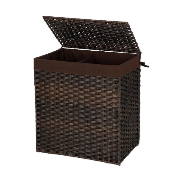 Wasmand - Rotan Style - Opvouwbaar - Bruin