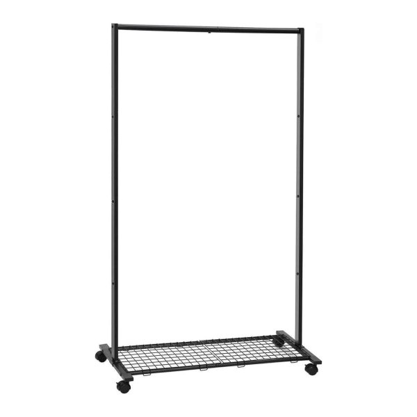 Kledingrek - Stijlvol Design - Stevig en Mobiel - Zwart