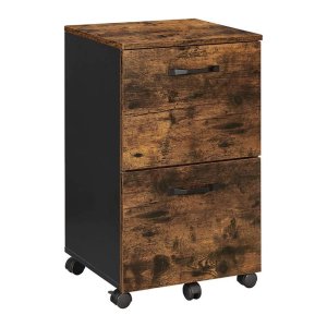 Archiefkast - Industriële Stijl - Vintage Bruin-Zwart