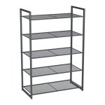 Schoenenrek - StackUp - Stapelbaar - Metaal - Rookgrijs