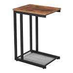 Woonkamertable - Vintage Living - Roosterplank - Industrieel design - Donkerbruin