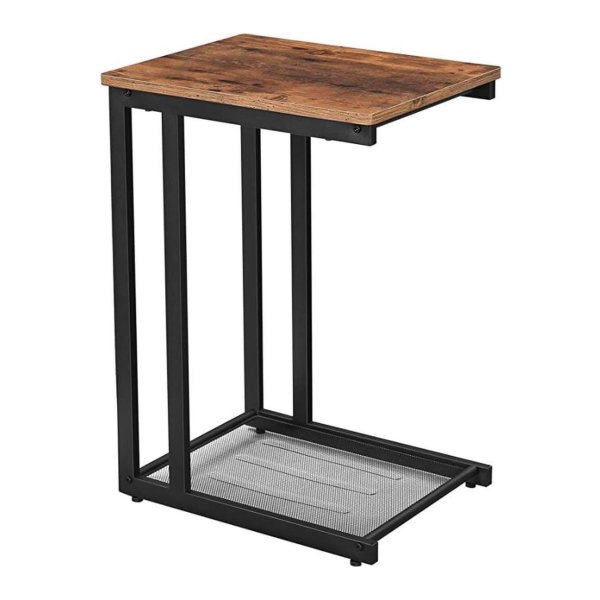 Woonkamertable - Vintage Living - Roosterplank - Industrieel design - Donkerbruin