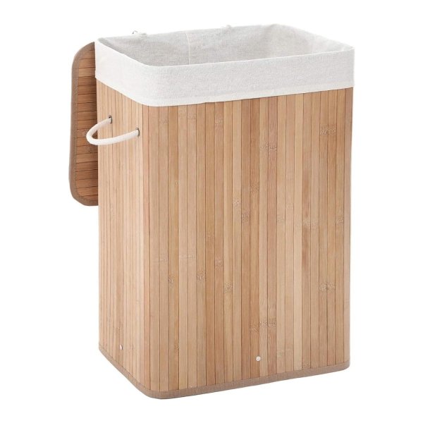 Wasmand - EcoComfort - Opvouwbaar - Afneembare waszak - Naturel