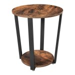 Bijzettafel - VintageHome - Industrieel Design - Stabiel - Bruin